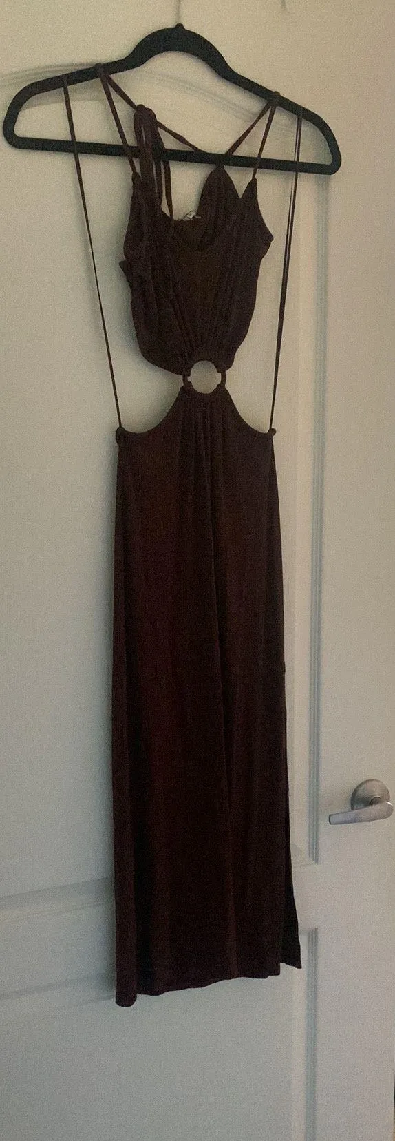 Brown Cutout Dress Size M - Image 2