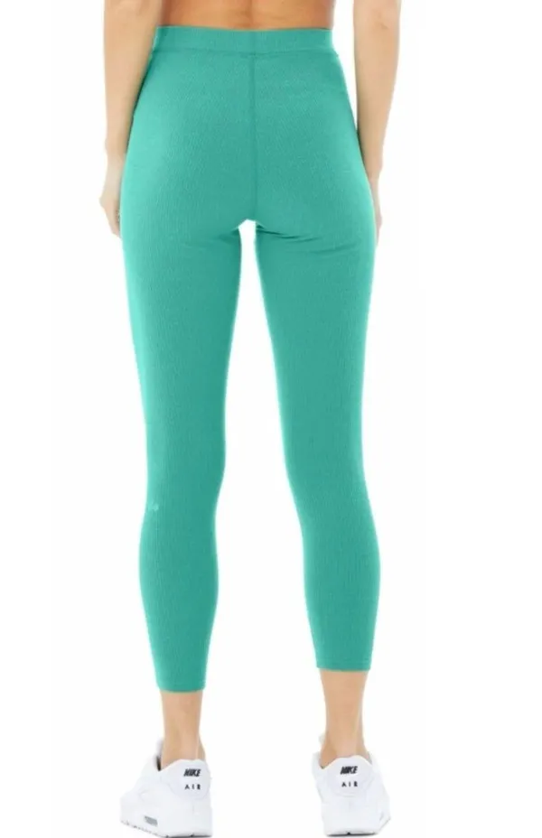 Alo Ribbed High Waist Blissful Leggings Size Large - Image 2