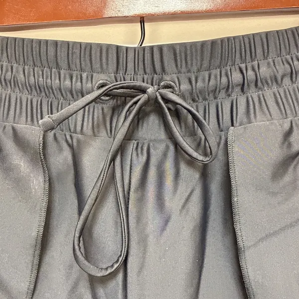 Summersalt The Sea to Shore High Waisted Swim Shorts‎ Size L Sea Urchin Black - Image 2
