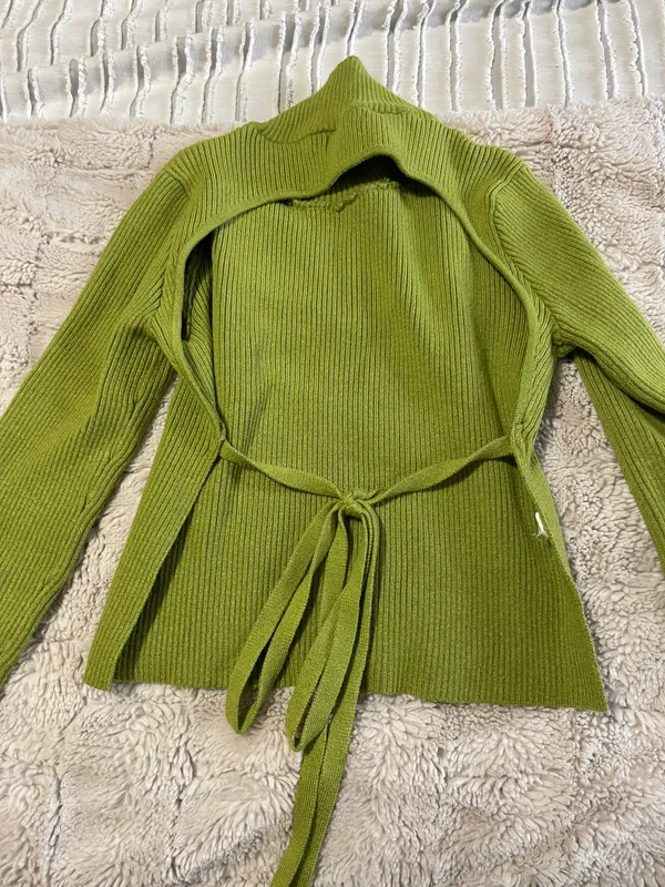 Nasty Gal Open Back Turtleneck - Image 6