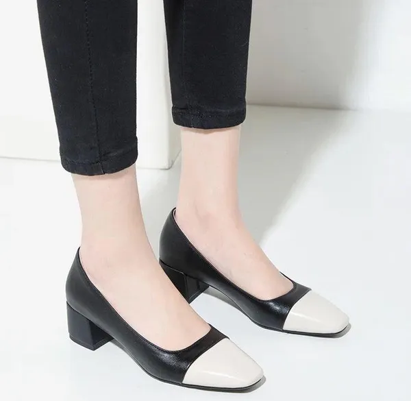 Size 6 black white New work women close ties platform ballet flats 6 Nwot no box to save shipping costs - Image 2