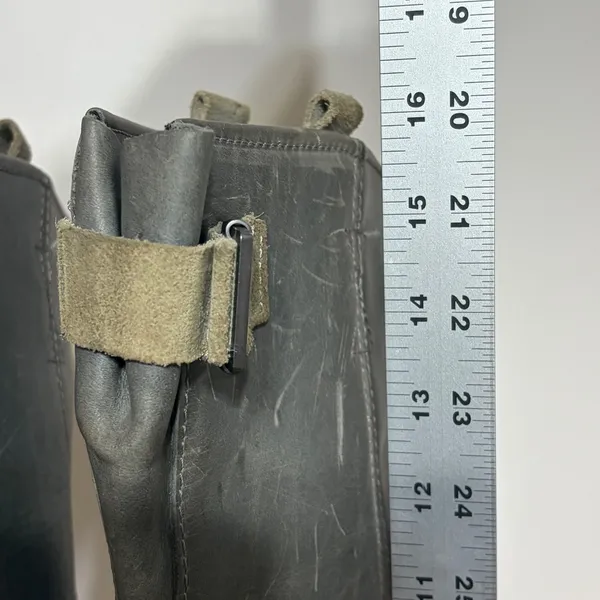 Sorel Slimboot Grey Brown Leather Tall Waterproof Winter Boots NL2007-051 6.5 - Image 6