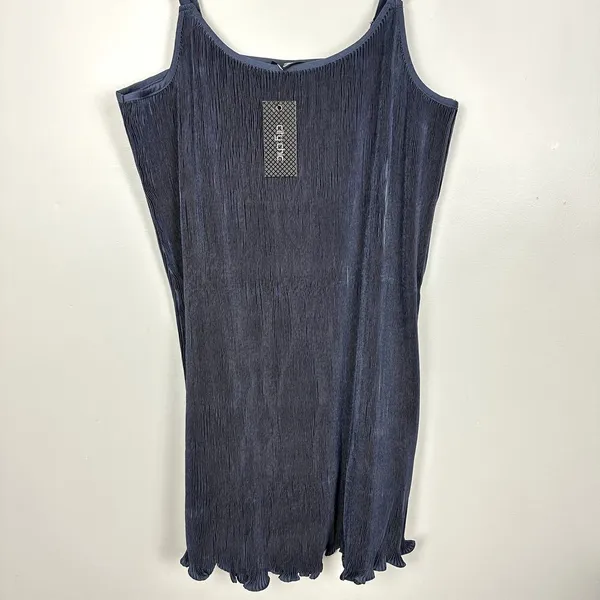 NWT City Chic Zaneta Chamise Mini Slip Dress in Indigo Blue Size 18 - Image 11