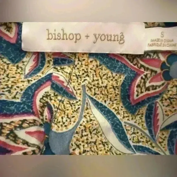 BISHOP +‎ YOUNG SAINT MARTIN HALTER MIDI SATIN FLORAL DRESS Size Small $108 - Image 8