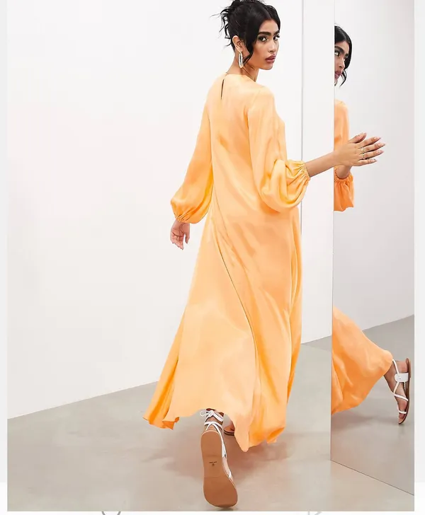 ASOS Orange Dress - Image 3