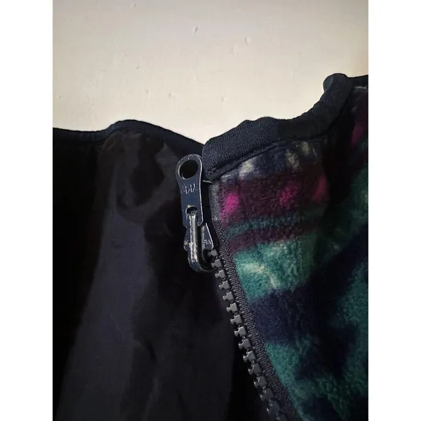 Vintage CB Sports Arcadia Fleece Jacket Women's Large Geometric Large - Image 4