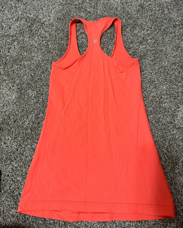Lululemon Cool Racerback Tank 6 Orange - Image 2