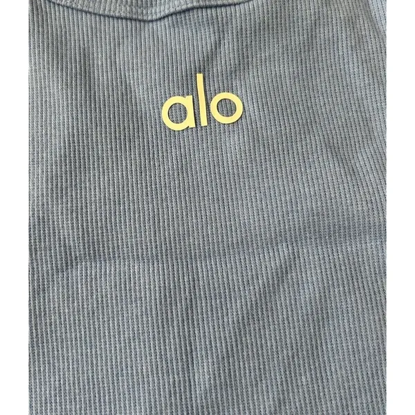 Alo Aspire Tank Crystal Clear Blue White Small Nwot New Sold Out - Image 4