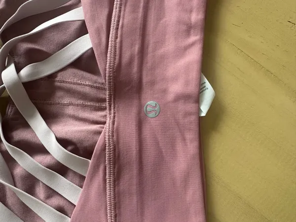 Lululemon Free To Be Moved Bra Quicksand / Porcelain Pink 6 - Image 3