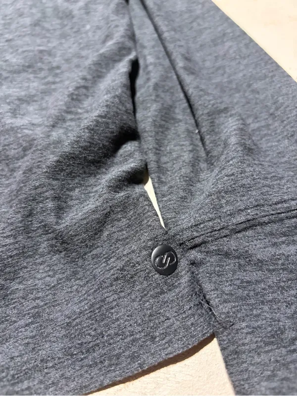 Calia Long Sleeve Crewneck Shirt gray medium - Image 4
