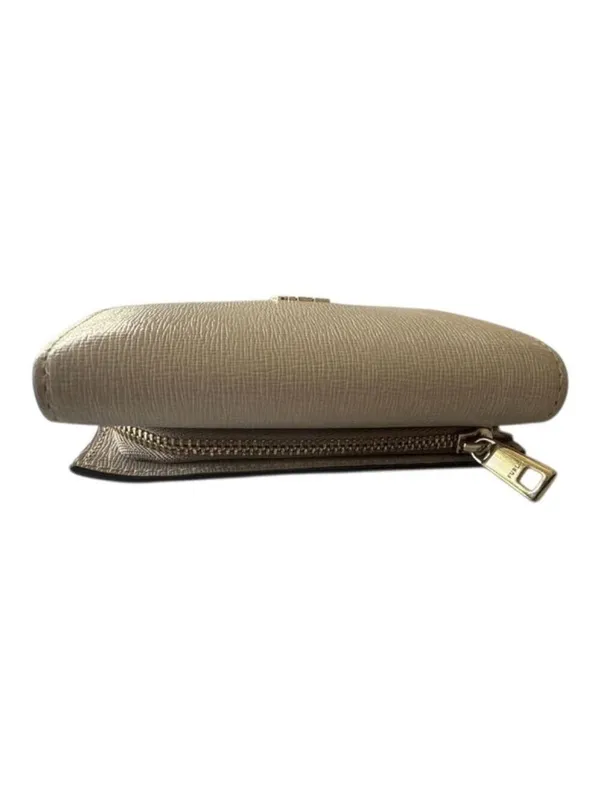 Furla Trifold Wallet Leather Bifold Wallet One Size Beige - Image 3