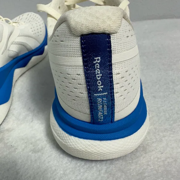 Reebok Men's Shoes Size 9 Floatride Run Fast 2 White Blue Snickers Running - Image 6