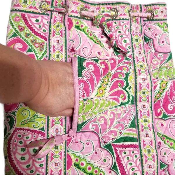 Vera Bradley Drawstring Backpack Pinwheel Pink - Image 10