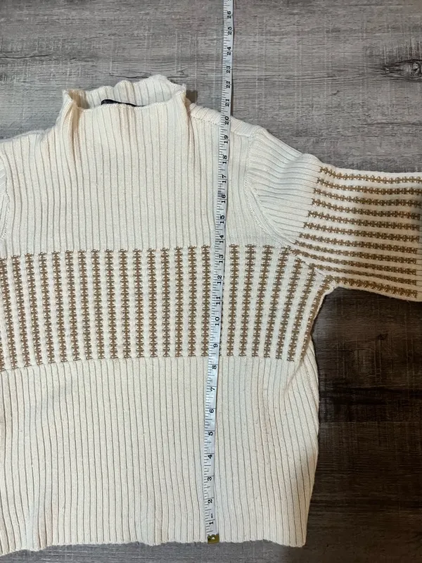 FRENCH CONNECTION Mock Neck Knit Sweater - Image 7