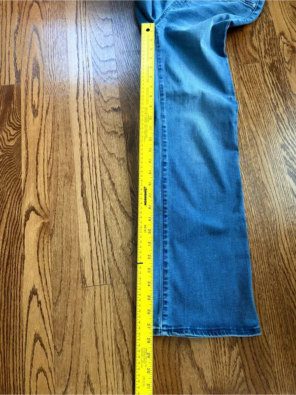 Quince Nina Stretch Pull-On Kick Flare Jeans – Laguna Blue – Size Small - Image 13