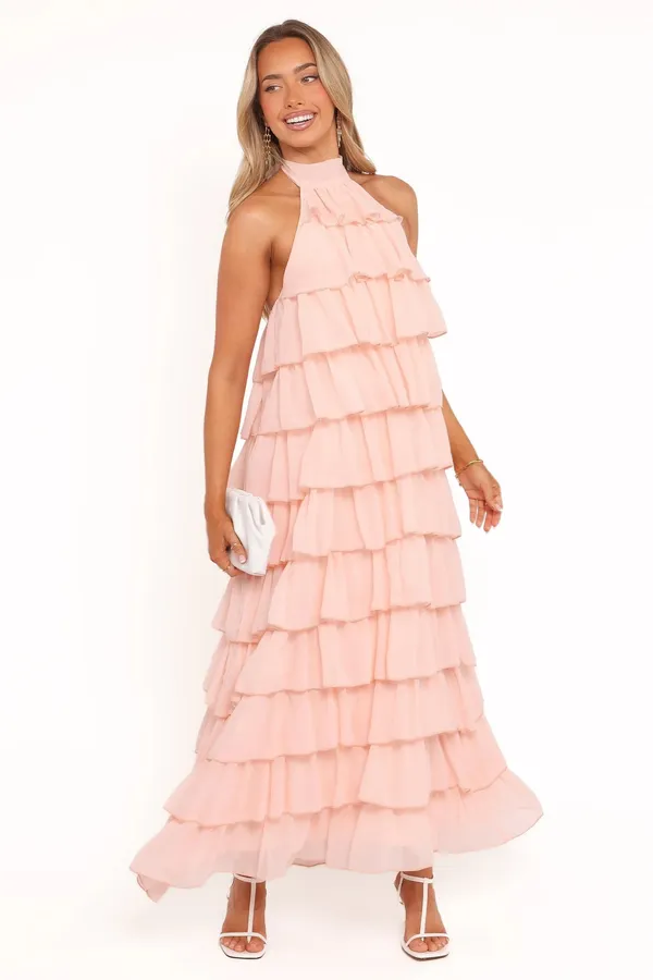 Petal & Pup pink maxi ruffle dress - Image 3