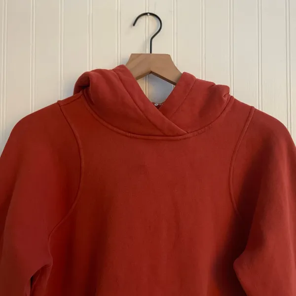 LULULEMON Loungeful Hoodie Sweatshirt Pullover Fleece in Red Rock Size 6 - Image 9