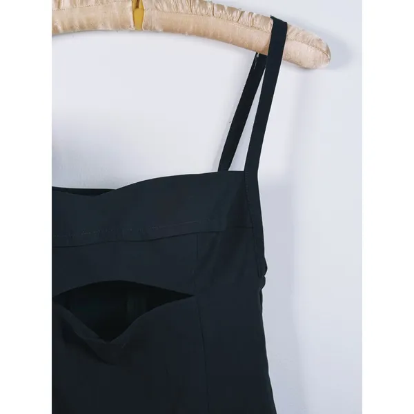 Zara Cut Out Balloon Mini Dress Size M Black Coquette Cocktail Party Event LBD - Image 9