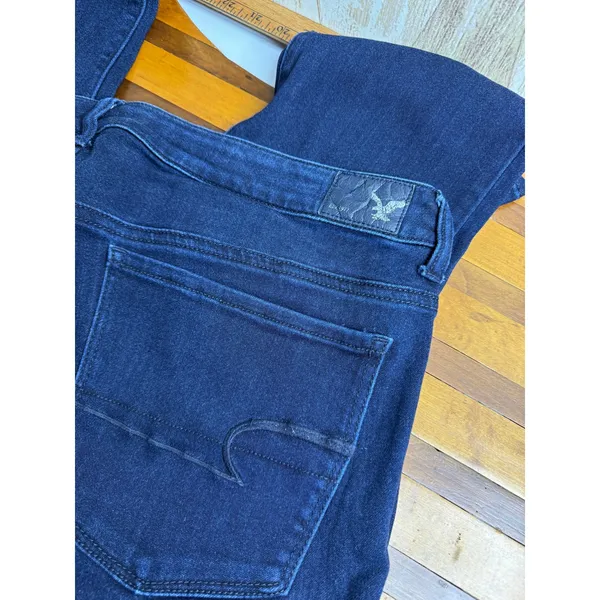 American Eagle Outfitters Women's Skinny‎ Jeans Dark Wash Size 16 - Image 5