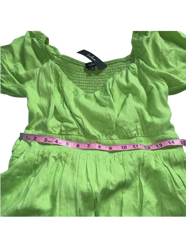 Lulus puff sleeve smocked mini dress - Image 8