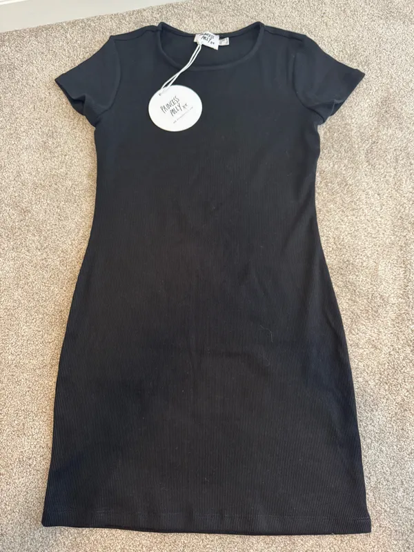 Black Princess Polly Mini Dress - Image 2
