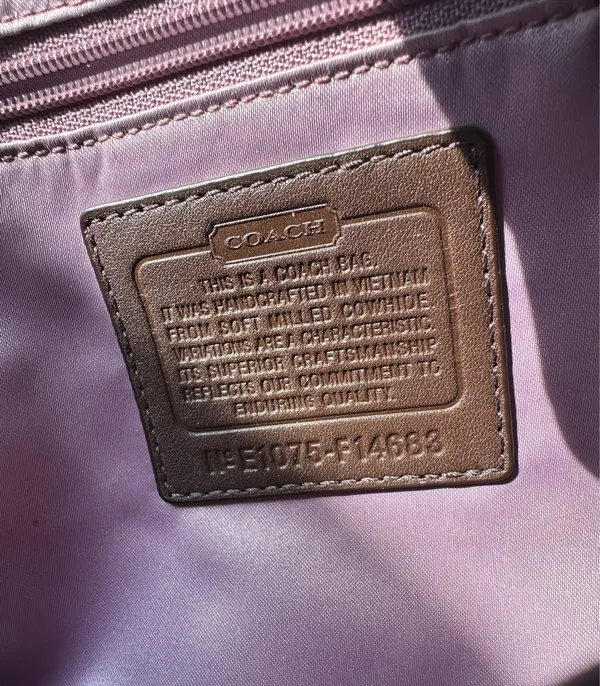 Vintage Coach Pebbled Penelope Tote Bag - Image 7