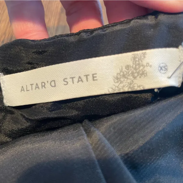 NWT Altar´d State Dress Gold/Black Fancy Prom Homecoming Party- Size XS - Image 2