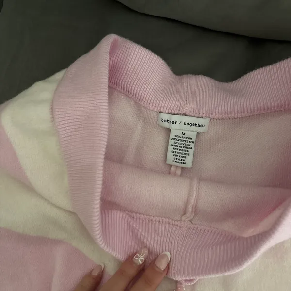 ✨ Cute TJ Maxx find | Pink striped shorts 🌷 Girly, comfy & easy to style 🎀 - Image 2