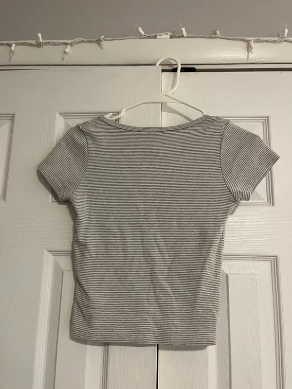 Brandy Melville Scoop Neck T-shirt - Image 2