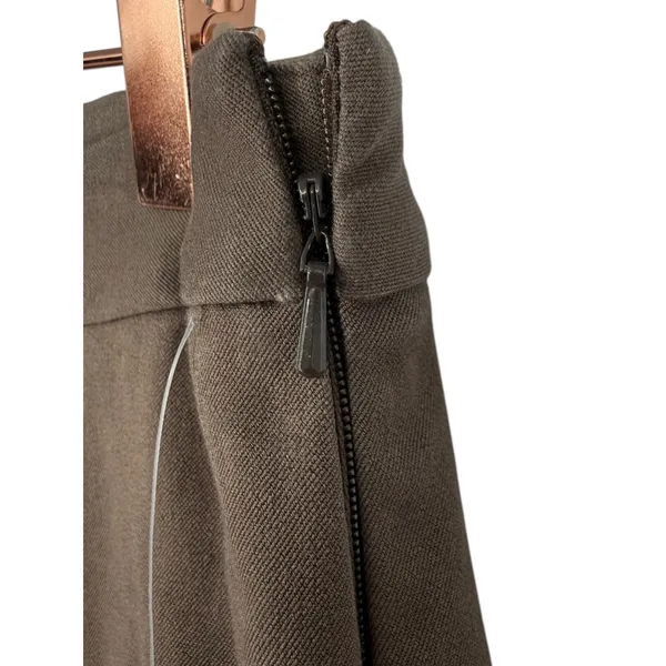 NWT Coldwater Creek Womens Modern Fit Brown Cotton Stretch Wide Leg Pants Size 8 - Image 9