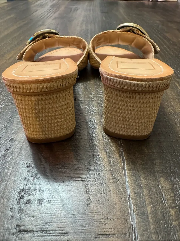 Dolce Vita Block Heel Sandals Tan Size 6 - Image 4