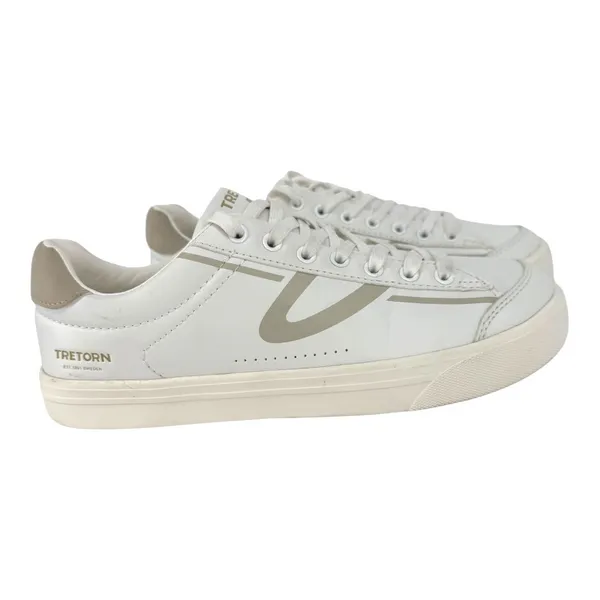 Tretorn Women's Serve‎ Sneakers Size 8M White Faux Leather Casual Shoes - Image 6