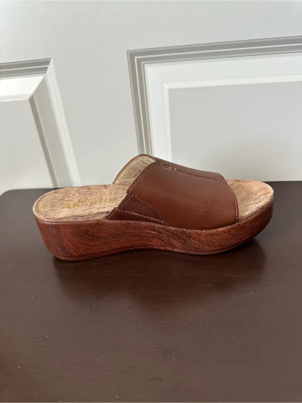 Algeria Women’s Triniti Platform Wedge Slide Sandal Size 36 5.5 - Image 6