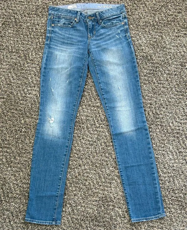 Gap 1969 Jeans Blue Size 0 - Image 3