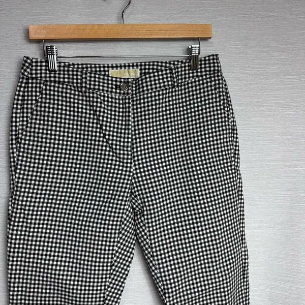 Michael Kors Gingham Pants Mid Rise Size 6 - Image 3