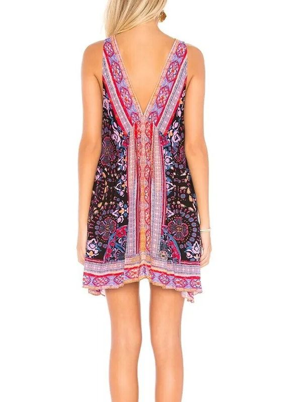 Free People Intimately Pink Sleeveless Gypsy Trapeze Slip Dress - Size - Small - Image 2