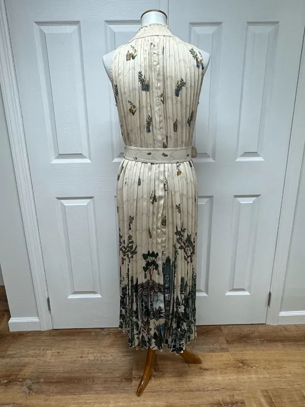 Ranna Gill for Antropologie Aria Pleated Maxi‎ Dress - Size S. - Image 3