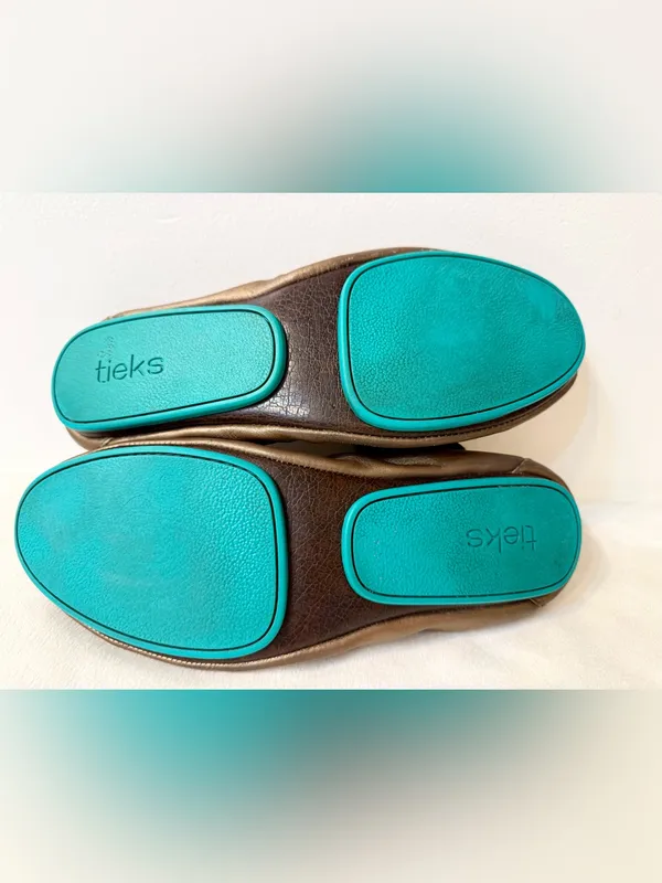 Tieks by Gavrieli Metallic Bronze Ballet Flats Size 8 - Image 16
