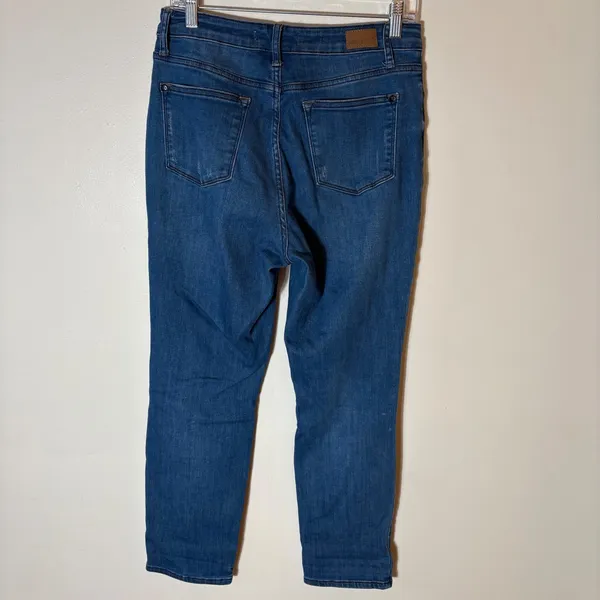 Judy Blue‎ Distressed Boyfriend High Rise Button Fly Jeans Size 7/28 - Image 5