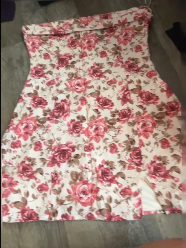 Altard State strapless floral dress size M - Image 4