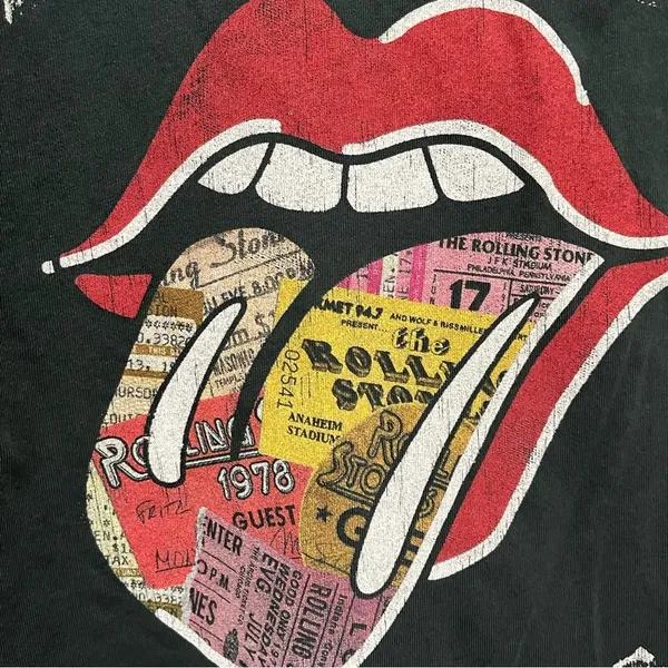 Daydreamer Nwt Rolling Stones Ticket Fill Tongue Tour Tee Size - Med - Image 9