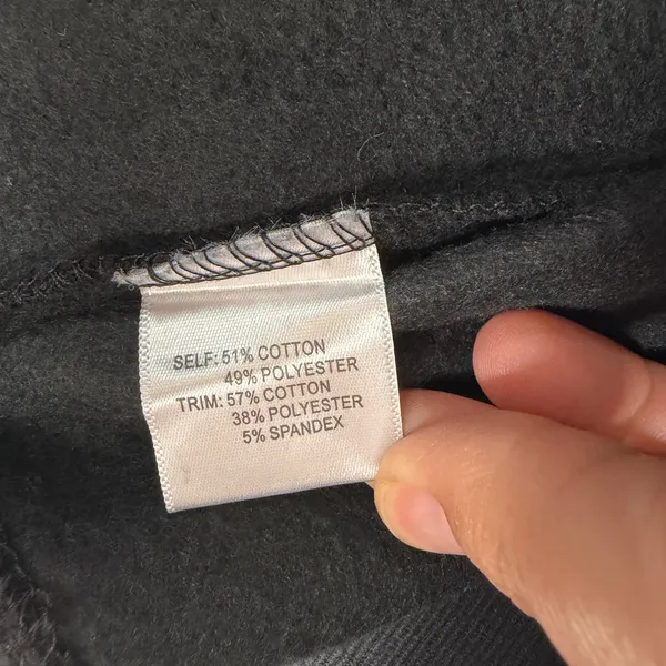Jane + Delancey Black Taxi Cab Embroidered Pullover Sweatshirt XL Fleece Lined - Image 3