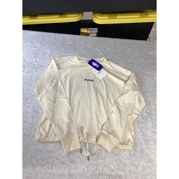 WEAR‎ by Erin Andrews NBA Phoenix Suns Long Sleeve Drawstring Top Cream XS NEW - Image 2