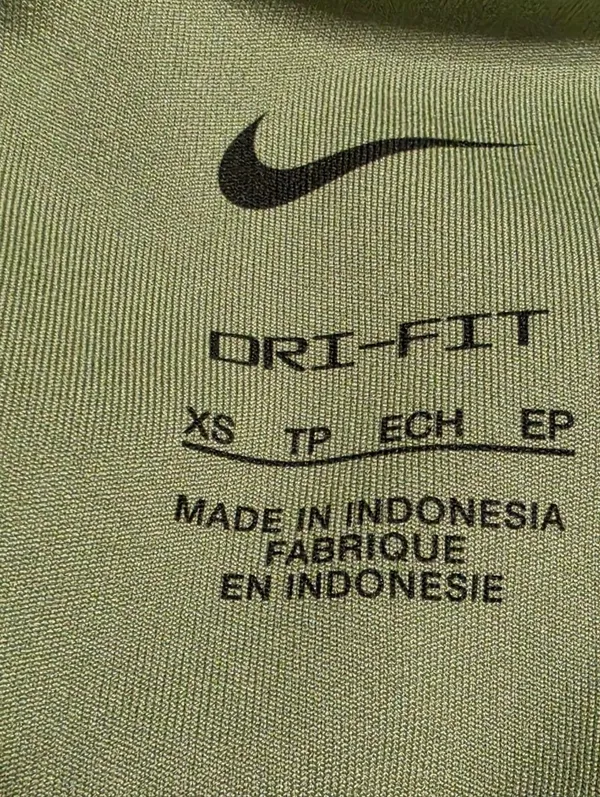 Nike Dri-Fit Olive Green Leggings Size XS - Image 4