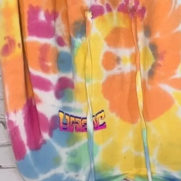 Jmblya‎ Tie Dye Hoodie with Smiley Face - Image 2