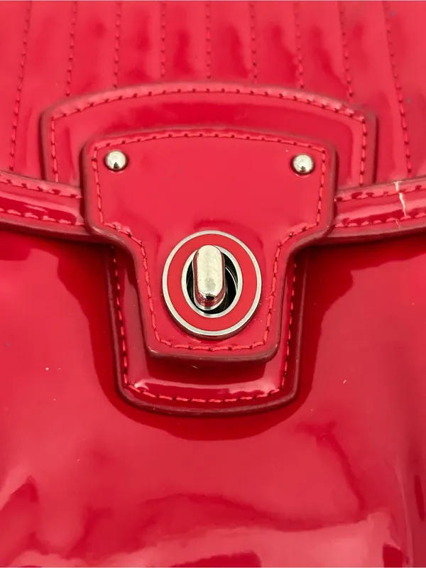 Coach Poppy Gloss Red Mini Purse - Image 2