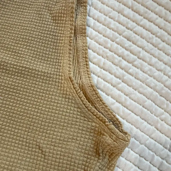 Aerie Offline Womens Cropped Muscle Tank Top Medium Waffle Knit- So Much Sweat - Image 5