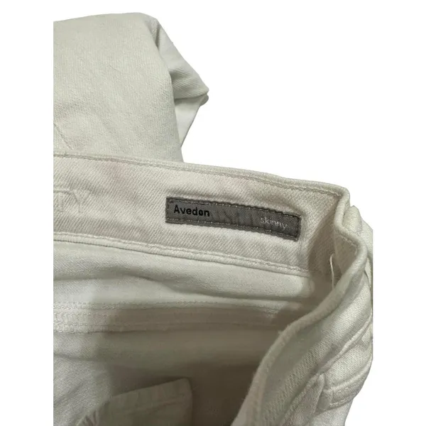 Citizens of Humanity‎ Women's White 25 Avedon Skinny Low Rise Jeans - Image 7