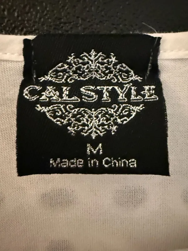 CAL STYLE White‎ Eyelet Embroidered Tiered Mini Dress - Image 4