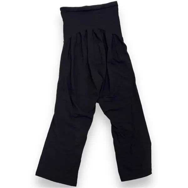 Motherhood Maternity | Black Capri Pants Stretch‎ Comfort Waistband Size Small - Image 3